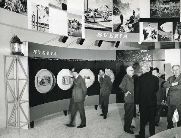 Fiera di Milano - Campionaria 1960 - Palazzo delle nazioni - Mostra ufficiale della Svezia