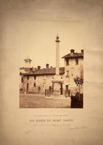 Ponte Vecchio di Magenta - Monumento ai caduti francesi