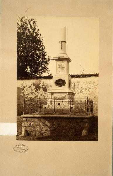 Morazzone - Monumento ai caduti garibaldini del 1848, realizzato da Ambrogio Ghiringhelli