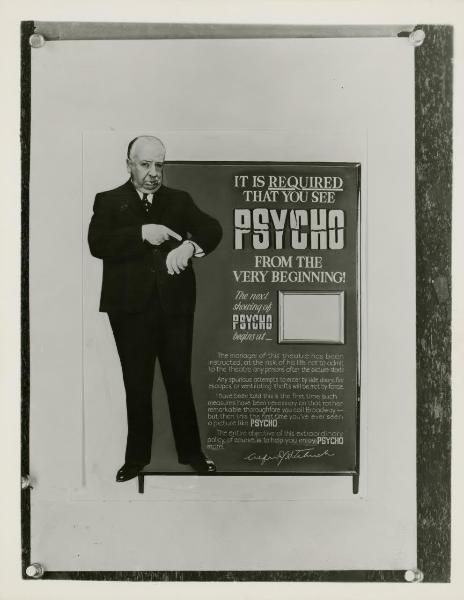 Locandina - Alfred Hitchcock - film "Psyco" (Alfred Hitchcock)