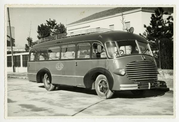 Autopullman Fiat 626 Barbi della Star Lodi del 1948 utilizzato sulla tratta Milano-Lodi