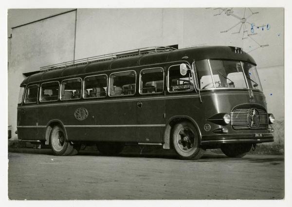 Autopullman Fiat 640 del 1951 della Star Lodi utilizzato sulla tratta Milano-Lodi