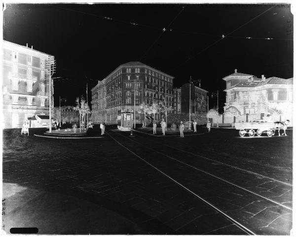 Milano - piazza Maria Adelaide di Savoia - veduta animata