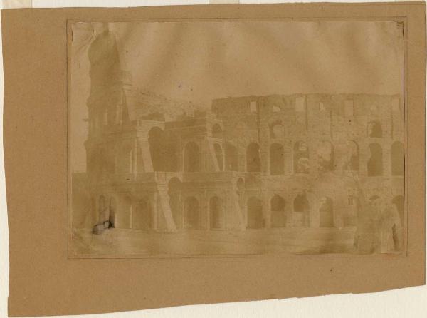 Roma - Colosseo - Combattimenti per la Repubblica Romana del 1849