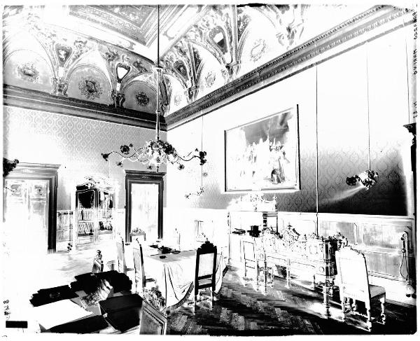 Milano - Palazzo Marino - sala - interni - arredi