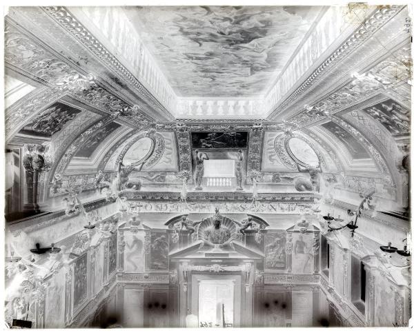 Milano - Piazza della Scala - Palazzo Marino - Sala Alessi - soffitto