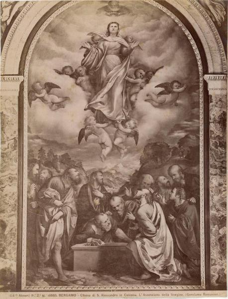 L' Assunzione della Vergine - Gerolamo Romanino - Chiesa di S. Alessandro in Colonna