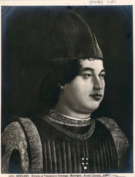 Ritratto di Vespasiano Gonzaga - Mantegna - Acc. Carrara