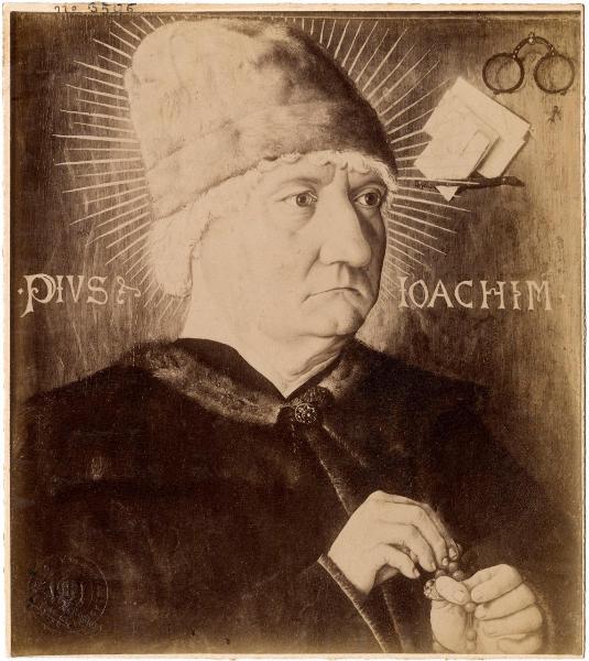 Pittore bavarese sec. XV - Ritratto maschile (ritratto di Pius Joachim) - Dipinto - Basilea - Kunstmuseum