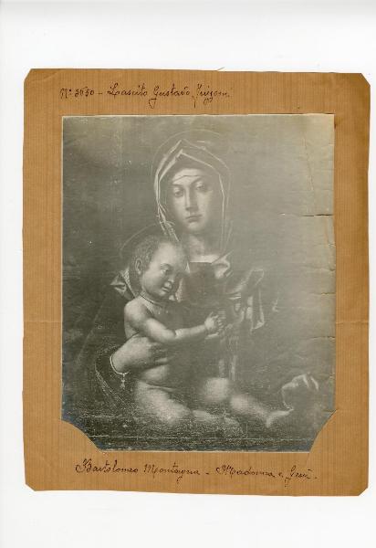 Cincani, Bartolomeo detto Bartolomeo Montagna - Madonna con Bambino - Dipinto - San Pietroburgo - Collezione Delaroff