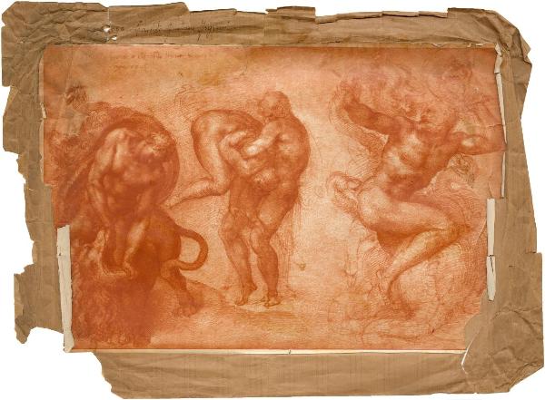 Buonarroti, Michelangelo - Tre Fatiche d'Ercole - Disegno - Windsor - Royal Library