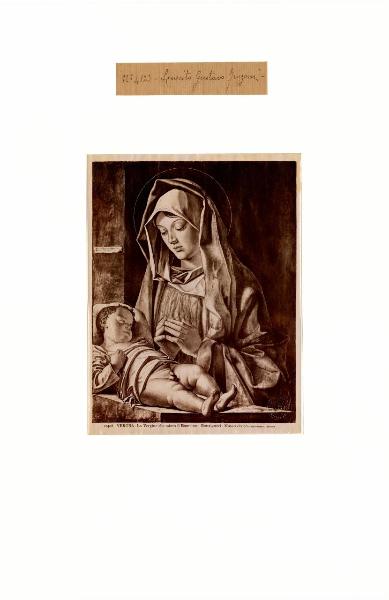 Bonsignori, Francesco - Madonna in adorazione del Bambino dormiente - Dipinto - Verona - Museo Civico (Museo di Castelvecchio)