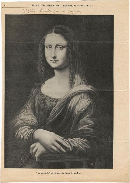 Bottega di Leonardo - Copia del Ritratto di Monnalisa (La Gioconda) - Dipinto - Madrid - Museo del Prado