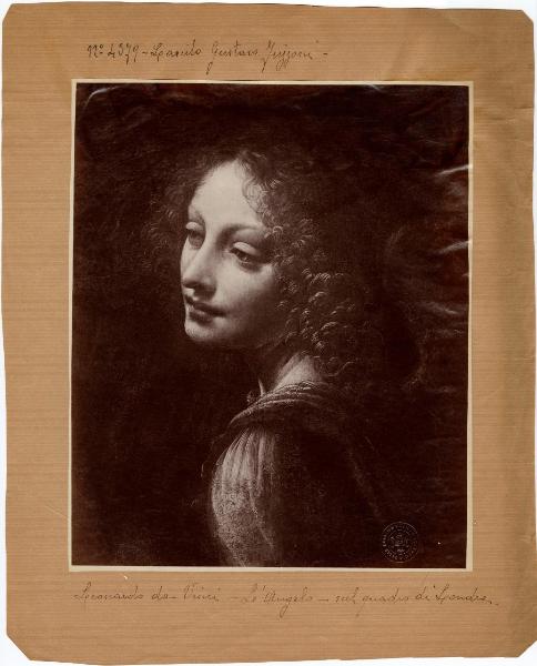 Leonardo da Vinci - Madonna e san Giovannino in adorazione del Bambino accompagnato da un angelo (part.) - Vergine delle Rocce (part.) - Dipinto a olio su tavola - Londra - National Gallery