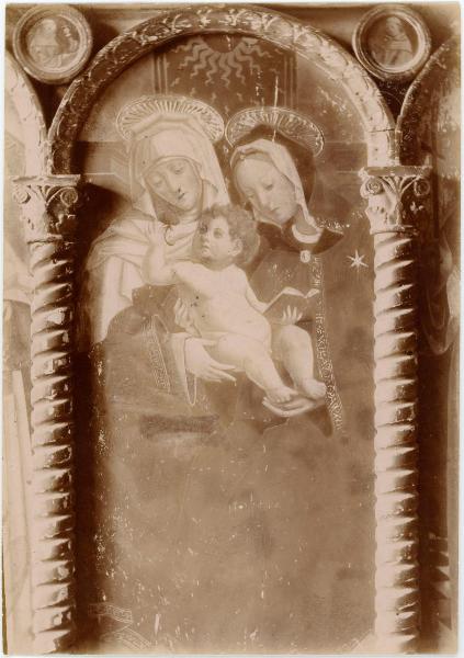 Ferrari, Defendente (seguace) - Sant'Anna con la Madonna e Gesù Bambino - Dipinto su tavola - Casale Monferrato - Chiesa del Gesù