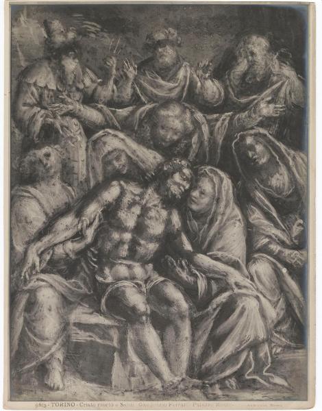 Lanino, Bernardino - Compianto sul Cristo morto - Disegno - Torino - Biblioteca Reale