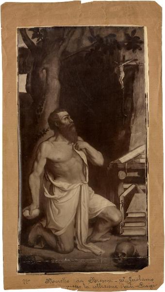 Moroni, Giovan Battista - San Girolamo penitente nel deserto - Dipinto - Parigi - Proprietà Trotti & Cie.