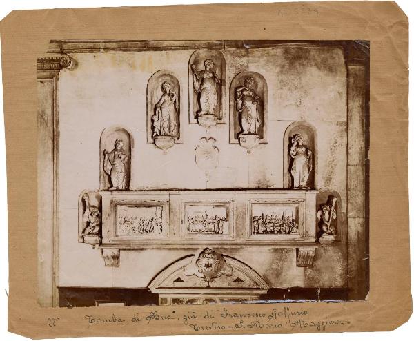 Busti, Agostino detto Bambaia - Monumento funebre a Mercurio Bua - Scultura - Treviso - Chiesa di Santa Maria Maggiore