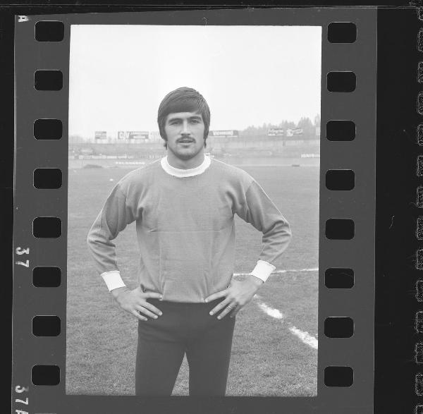 Ritratto maschile - Nuovo calciatore del Mantova 1972 - Guido Onor - Mantova - Antistadio Centrale