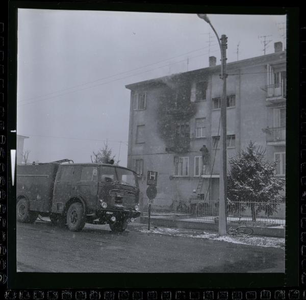 Poggio Rusco - Via Cappi - Abitazione - Incendio - Esterno