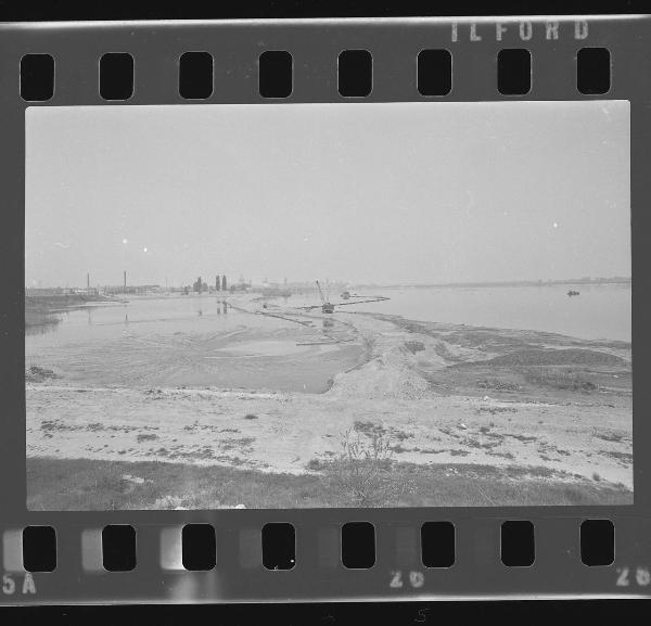 Mantova - Lago Inferiore - Diga Masetti - Rettifica delle sponde