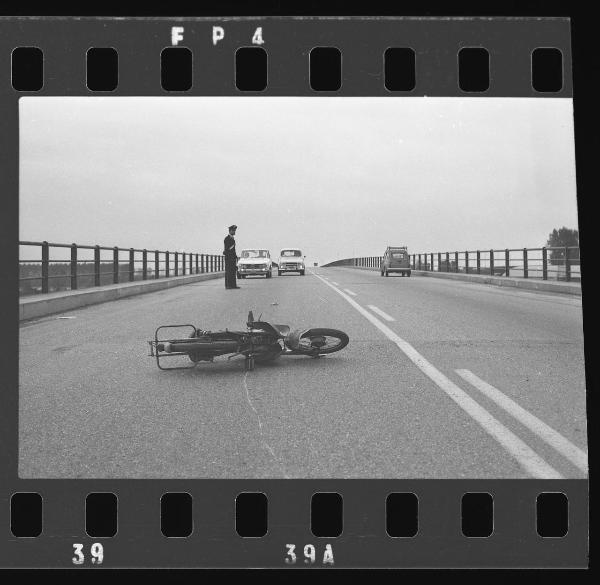 Incidente stradale - Borgo Virgilio - Ponte di Borgoforte - Motocicletta