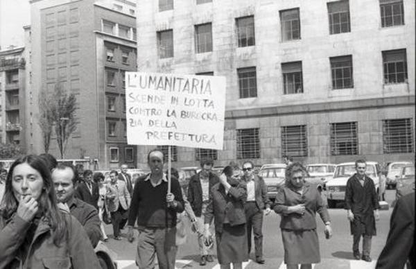 Sciopero dell'Umanitaria: corteo di protesta contro la repressione