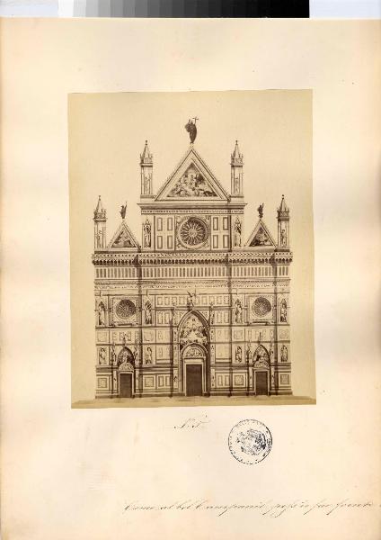 Riproduzione progetto - Decorazione facciata - Firenze – Duomo

