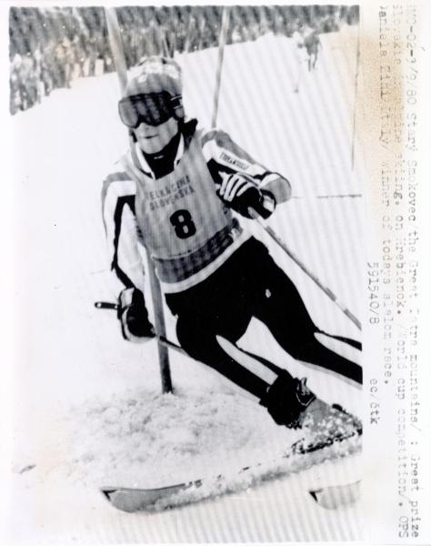 Sport invernali - Sci alpino - Slalom speciale femminile - Stary Smokovec (Slovacchia) - Coppa del mondo di sci alpino 1980 - Daniela Zini in azione