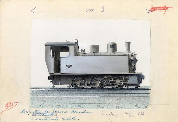 Ernesto Breda (Società) - Locomotiva a vapore M.C.L. 14 per la Mediterranea Calabro Lucane (MCL)