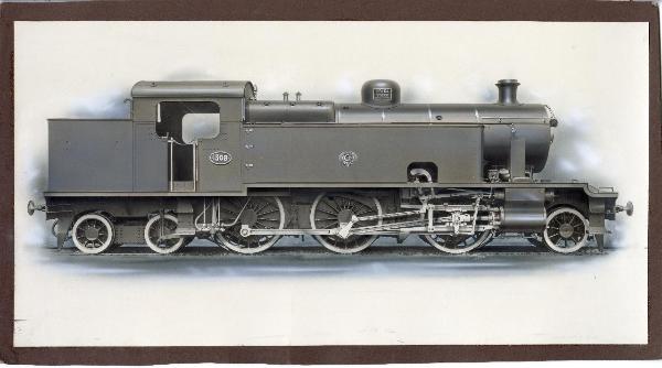 Ernesto Breda (Società) - Locomotiva a vapore locotender 1308 per le Ferrovie dell'Egitto (ESR)