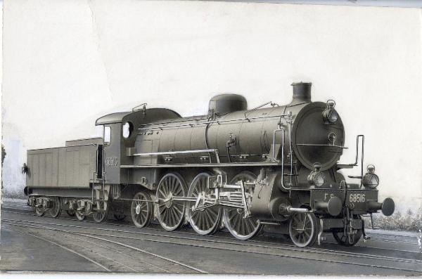 Ernesto Breda (Società) - Locomotiva a vapore con tender separato 68516 per le Ferrovie dello Stato (FS)
