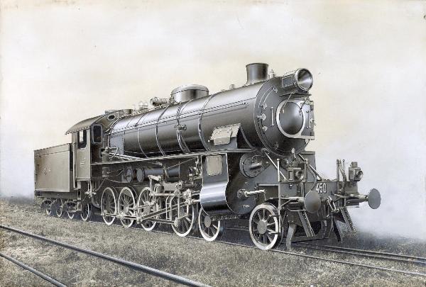 Ernesto Breda (Società) - Locomotiva a vapore con tender separato 450 per le Ferrovie della Norvegia