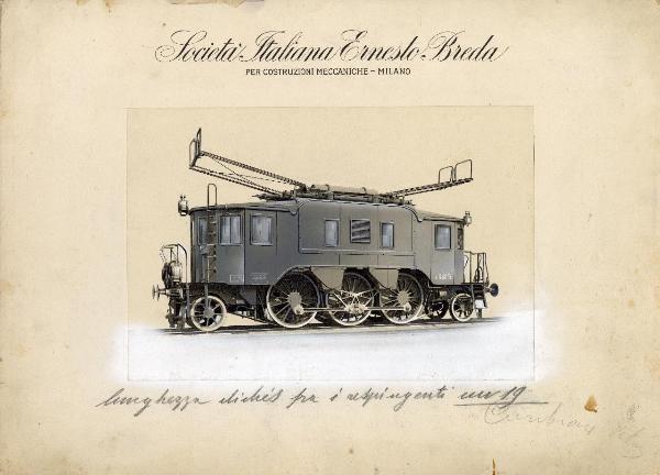 Ernesto Breda (Società) - Locomotiva elettrica E.330.5 per le Ferrovie dello Stato (FS)