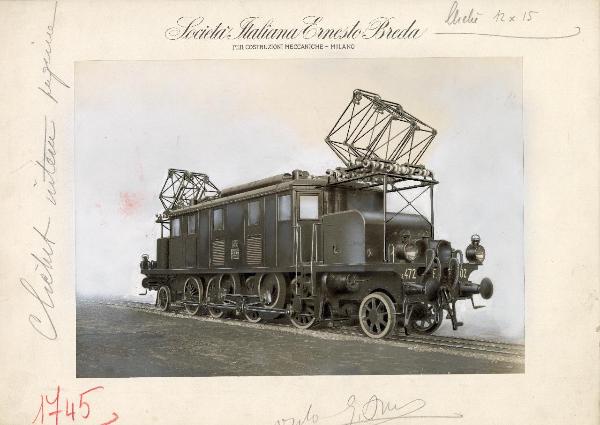 Ernesto Breda (Società) - Locomotiva elettrica E.472.002 per le Ferrovie dello Stato (FS)