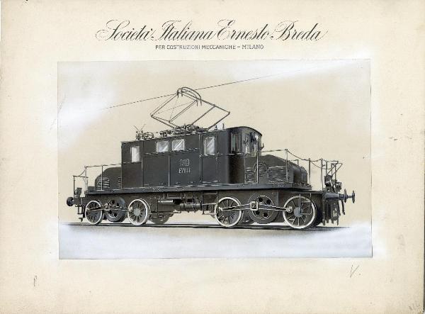 Ernesto Breda (Società) - Locomotiva elettrica F.V.B.11 per la Ferrovia della Val Brembana (FVB)