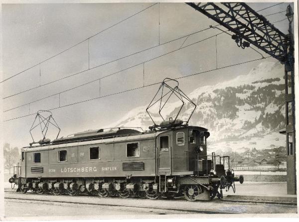 Ernesto Breda (Società) - Locomotiva elettrica 201 per la ferrovia svizzera Bern-Lötschberg-Simplon (BLS)