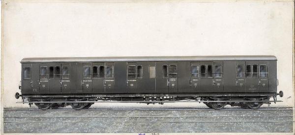 Ernesto Breda (Società) - Carrozza ferroviaria Clz 44.467 di terza classe per le Ferrovie dello Stato (FS)