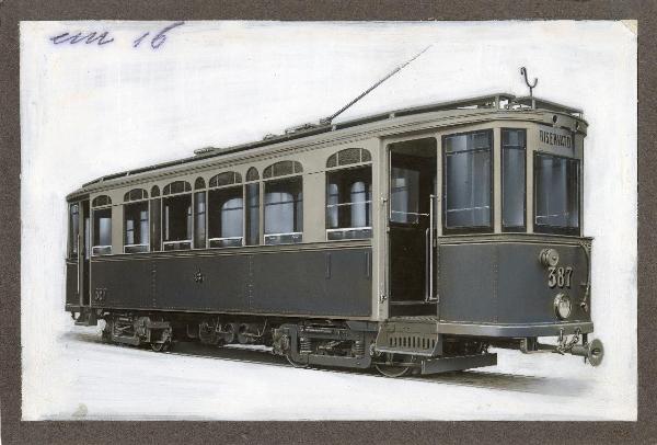 Ernesto Breda (Società) - Tram n.387 per la città di Genova
