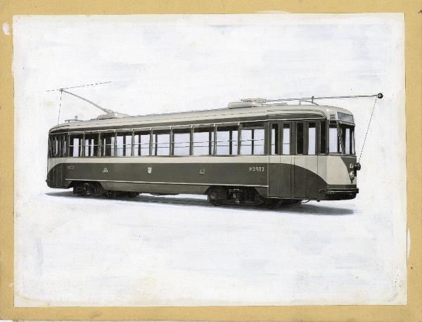 Ernesto Breda (Società) - Tram n. 42 per la città di Belgrado
