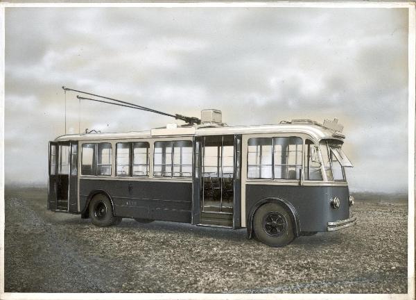 Ernesto Breda (Società) - Filobus a due assi n.4005 tipo grande per la città di Roma