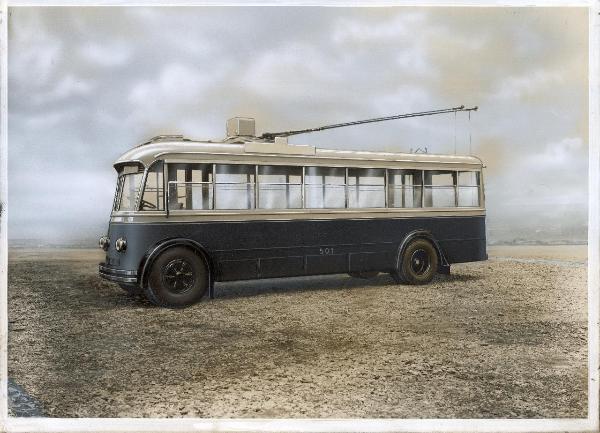 Ernesto Breda (Società) - Filobus a due assi n.501 tipo medio per la città di Padova