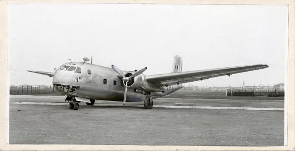 Bresso - Aeroporto - Società italiana Ernesto Breda per costruzioni meccaniche (Sieb) - Sezione V Aeronautica - Aereo bimotore da trasporto passeggeri e merci Breda-Pittoni B.P.471