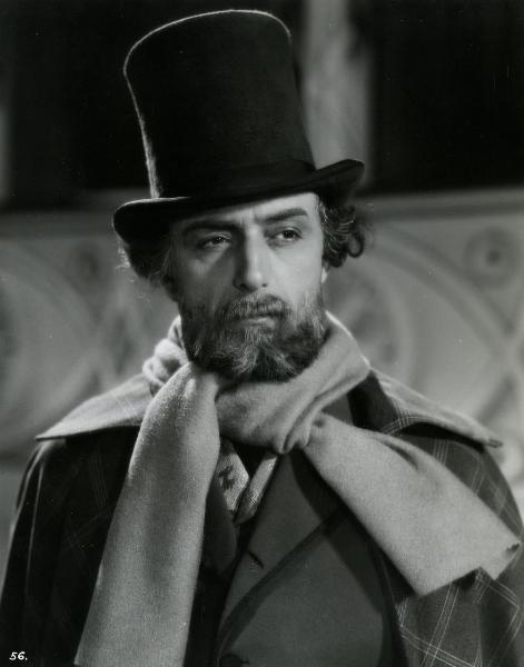 Scena del film "Giuseppe Verdi" - Gallone, Carmine, 1938 - Primo piano di Fosco Giachetti.