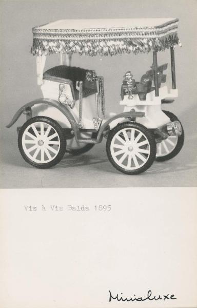 Modellino - Automobile - Minialuxe vis a vis Balda 1895