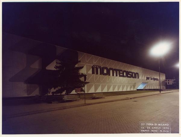 Milano - Fiera campionaria del 1973 - Padiglione Montedison - Esterno