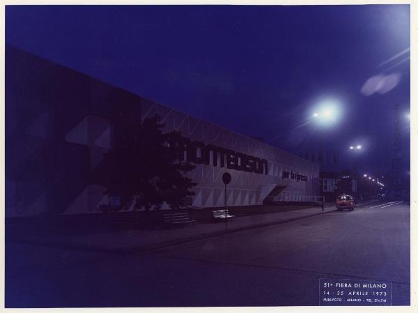 Milano - Fiera campionaria del 1973 - Padiglione Montedison - Esterno