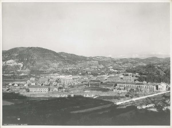 Cengio - Acna (Aziende colori nazionali e affini) - Stabilimento - Veduta panoramica