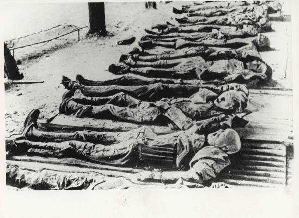 Seconda guerra mondiale - Nazismo - Cadaveri insepolti