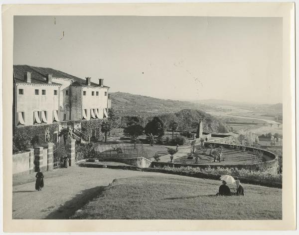 Lugo di Vicenza (VI) - Villa Godi Malinverni - Riprese del film "Senso" (Luchino Visconti)